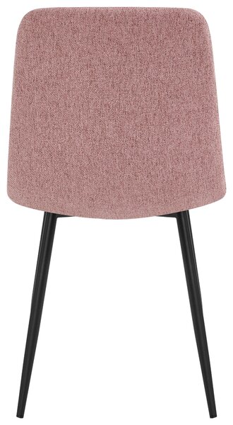 ŽIDLE, černá, růžová Stylife - Jídelní židle