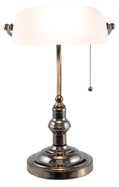 Stolní bankovní lampa WhiteBank – 27x23x42 cm