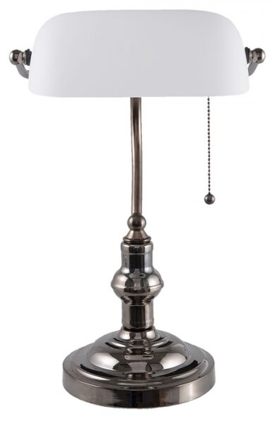 Stolní bankovní lampa WhiteBank – 27x23x42 cm