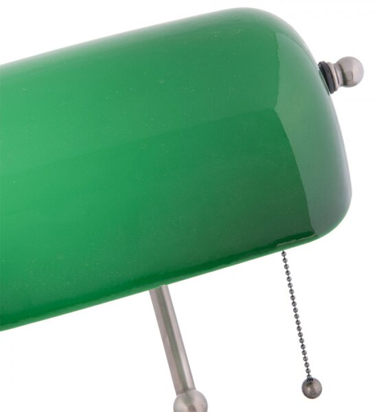Stolní bankovní lampa GreenBank – 27x17x41 cm