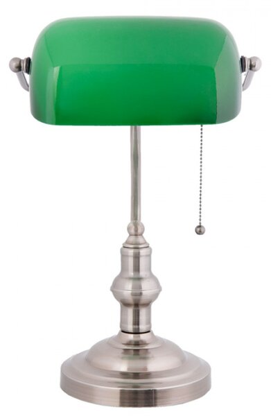 Stolní bankovní lampa GreenBank – 27x17x41 cm