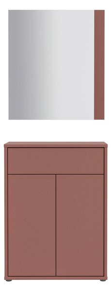 ŠATNA, terracotta, 74,5/200/34,9 cm Carryhome - Online Only šatny & botníky, Online Only