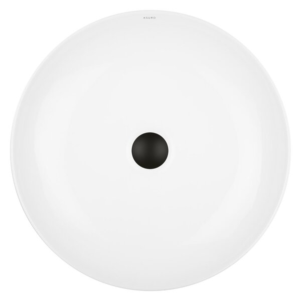 Ksuro 105 umyvadlo 49x49 cm kulatý na pult bílá 20011000