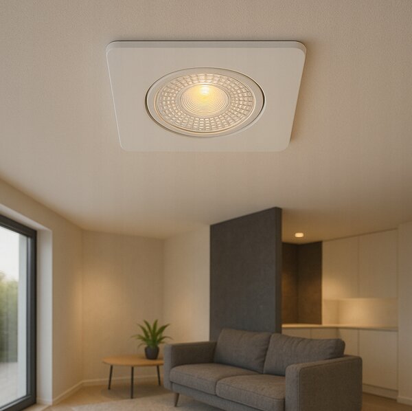 ECOLIGHT 6x halogenové LED stropní svítidlo zapuštěné CCT