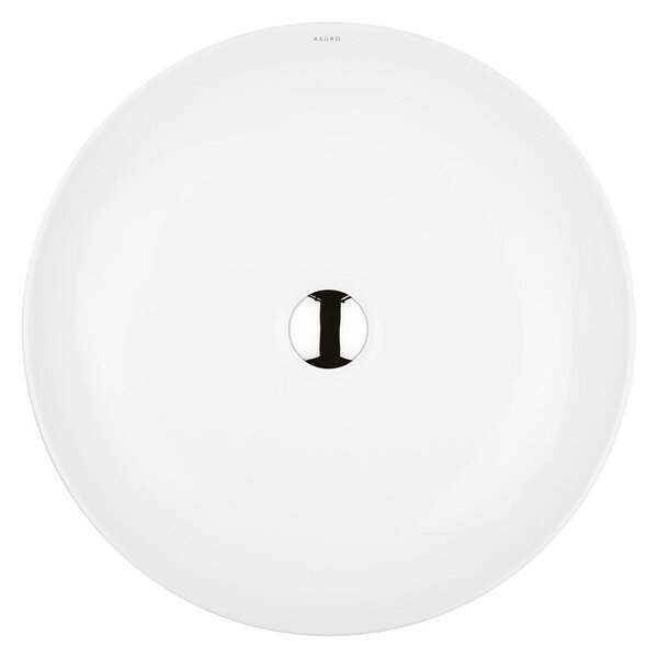 Ksuro 105 umyvadlo 49x49 cm kulatý na pult bílá 20011000