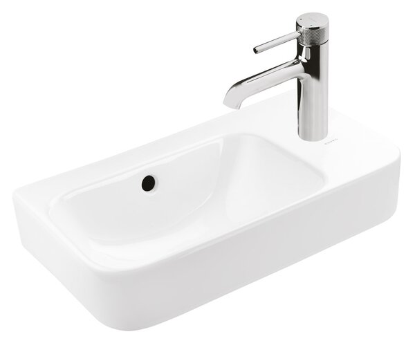 Ksuro 107 umyvadlo 45x26 cm obdélníkový na pult bílá 21004000