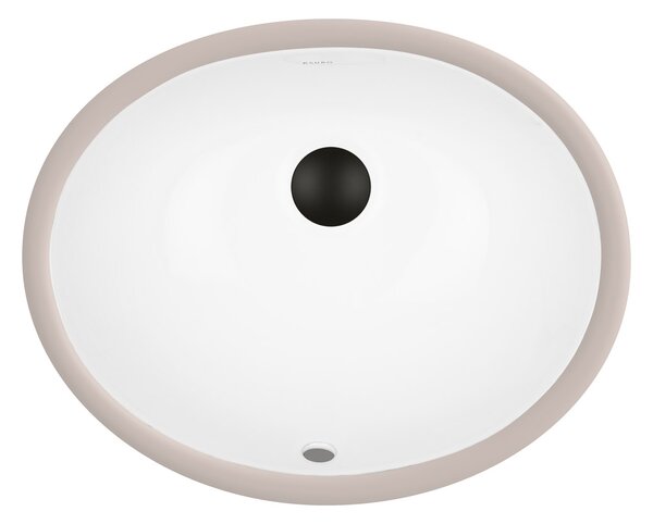 Ksuro 108 umyvadlo 38x30 cm oválné pod pult bílá 20013000
