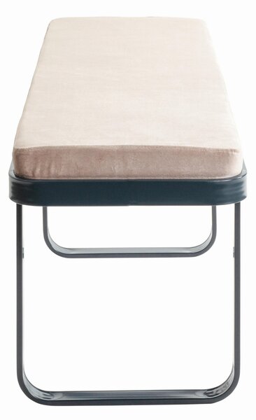 SEDACÍ LAVICE, kov, textil, 115/48/36 cm - Taburety, Online Only