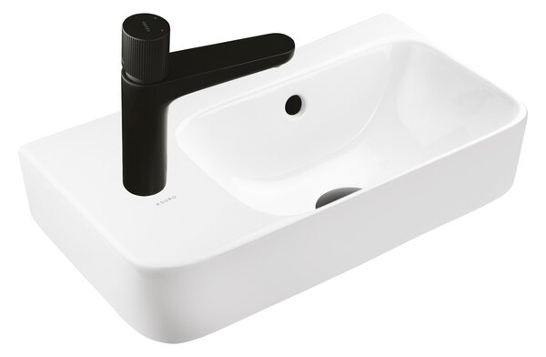 Ksuro 107 umyvadlo 45x26 cm obdélníkový na pult bílá 21003000