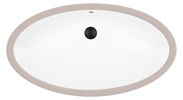 Ksuro 110 umyvadlo 68x34 cm oválné pod pult bílá lesk 20015000