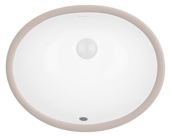 Ksuro 108 umyvadlo 38x30 cm oválné pod pult bílá 20013000