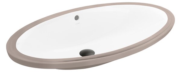 Ksuro 110 umyvadlo 68x34 cm oválné pod pult bílá lesk 20015000