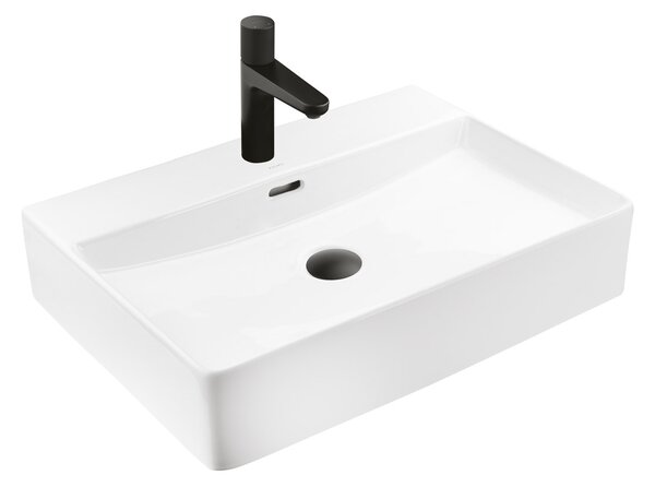 Ksuro 100 umyvadlo 59x43.5 cm obdélníkový na pult bílá 21000000