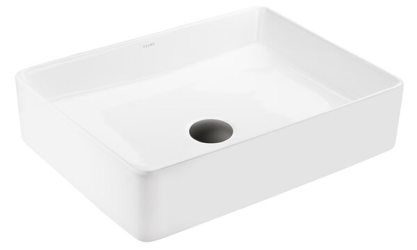 Ksuro 100 umyvadlo 47x36 cm obdélníkový na pult bílá 20004000