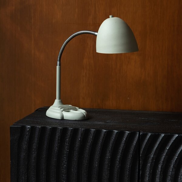 Béžová kovová stolní lampa DUTCHBONE JANNA