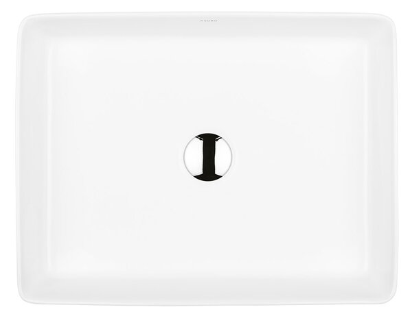 Ksuro 100 umyvadlo 47x36 cm obdélníkový na pult bílá 20004000