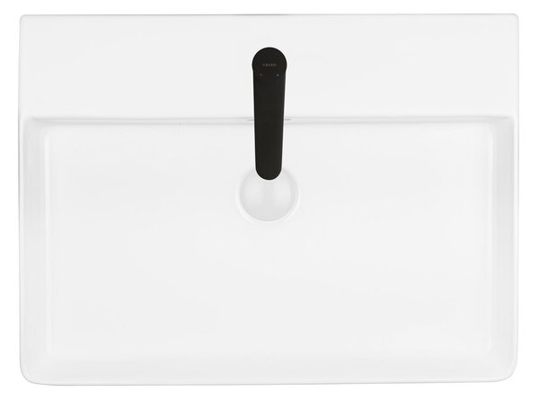 Ksuro 100 umyvadlo 59x43.5 cm obdélníkový na pult bílá 21000000