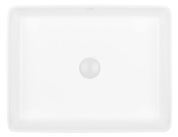 Ksuro 100 umyvadlo 47x36 cm obdélníkový na pult bílá 20004000
