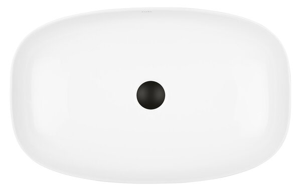 Ksuro 103 umyvadlo 60x38 cm obdélníkový na pult bílá lesk 20009000