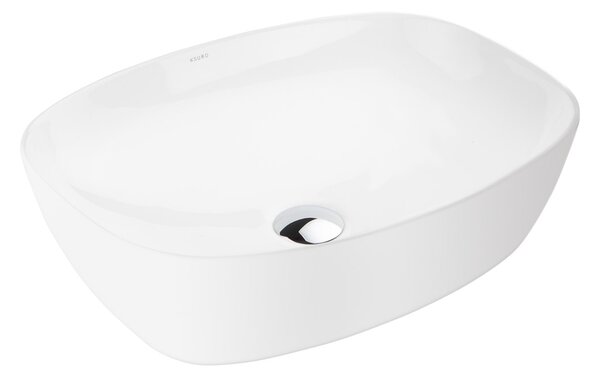 Ksuro 103 umyvadlo 49.5x38.5 cm obdélníkový na pult bílá 20008000