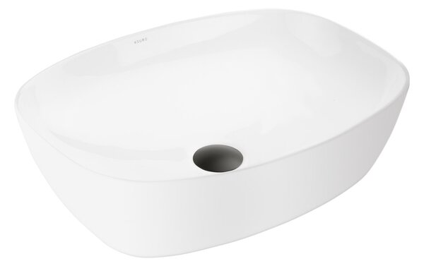 Ksuro 103 umyvadlo 49.5x38.5 cm obdélníkový na pult bílá 20008000