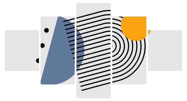 Obraz - Minimalistická abstrakce N⁰2 (125x70 cm)