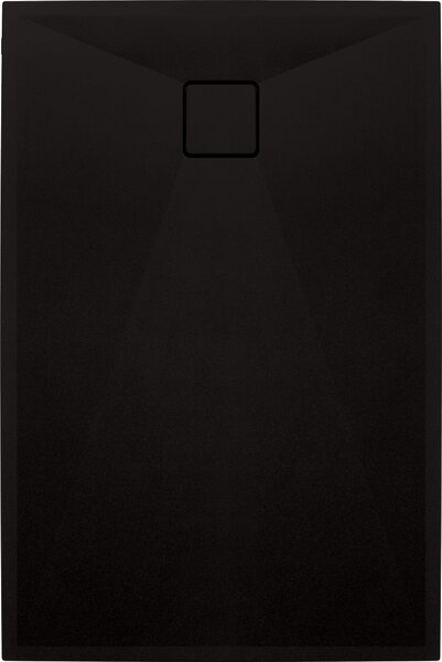 Deante Correo, obdélníková granitová sprchová vanička 120x90x3,5 cm, černá, KQR_N43B