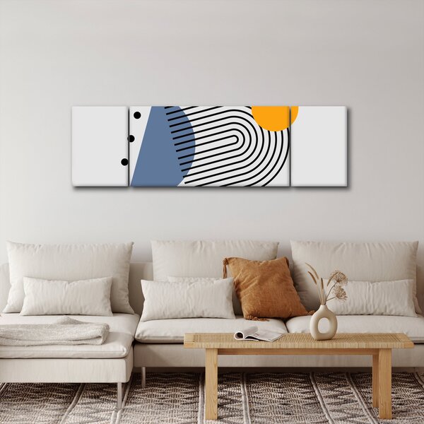 Obraz - Minimalistická abstrakce N⁰2 (170x50 cm)