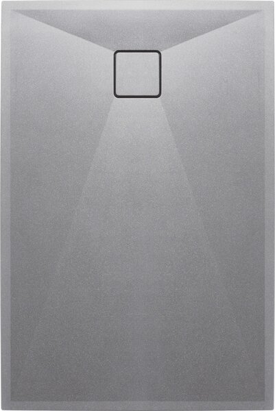 Deante Correo, obdélníková granitová sprchová vanička 100x90x3, 5 cm, šedá, KQR_S45B