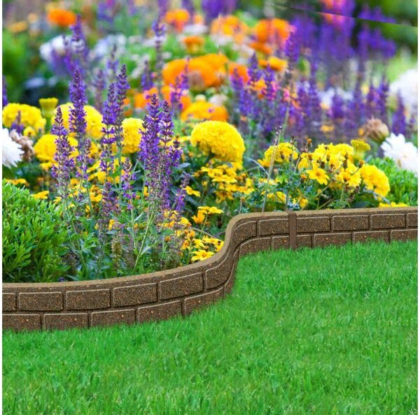Multy home Zahradní palisáda STONES 120 x 9 cm, hnědá (se spojkou a hřeby) MHEU5000079, 1 ks 4016.99