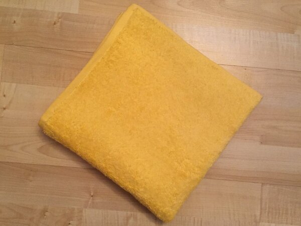 Brotex Froté ručník 50x100cm bez proužku 450g žlutý