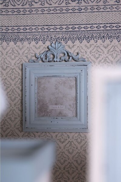 Fotorámeček s ornamenty ve vintage stylu – 10x10 cm