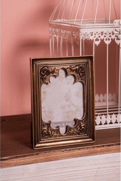 Zlatý fotorámeček – 10x15 cm