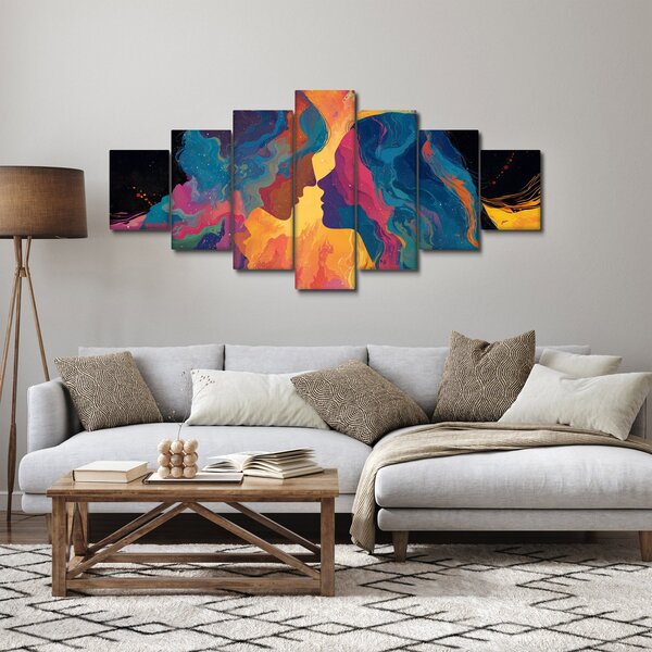 Obraz - Vesmírná láska (210x100 cm)