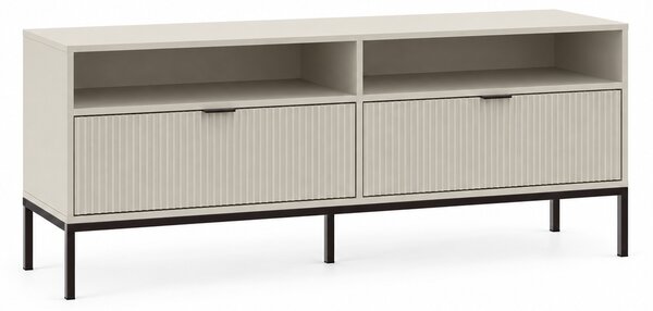 TV stolek Cambre Wave, krémová / bílá
