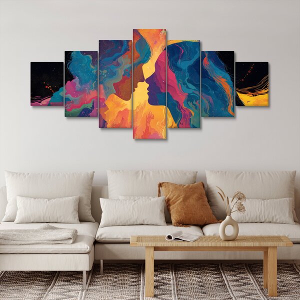 Obraz - Vesmírná láska (210x100 cm)