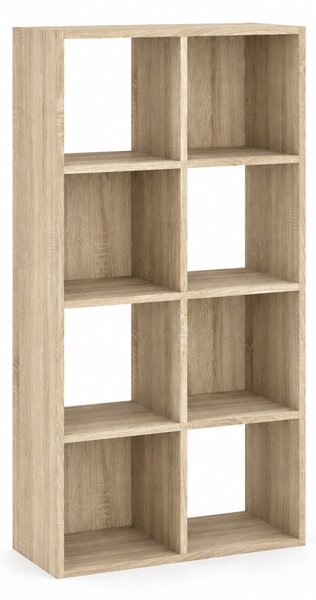 Regál Sinde 2x4, dub sonoma