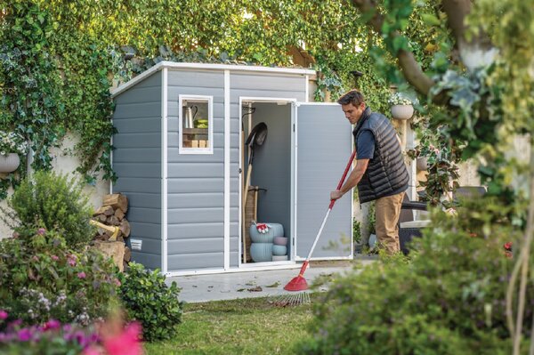 Zahradní domek RAMON PENT 6x4 | šedá