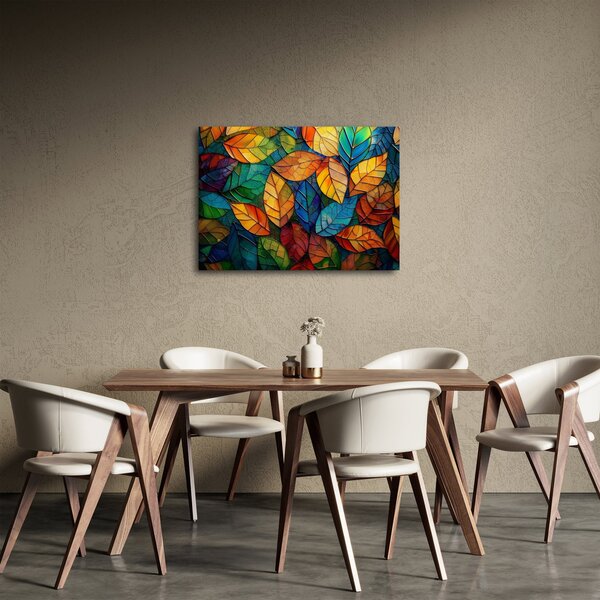 Obraz - Mozaika z listů (70x50 cm)