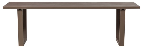 WOOOD Hnědý kovový zahradní jídelní stůl Bear 240 x 87 cm