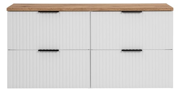 Koupelnová skříňka s deskou ADEL White D120/1 | 120 cm