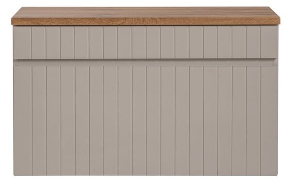 Koupelnová skříňka s umyvadlem a deskou ICONIC Cashmere DU80/1 | 80 cm