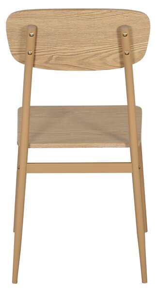 KONDELA Jídelní set 1+4, dub přírodní, LAMIR