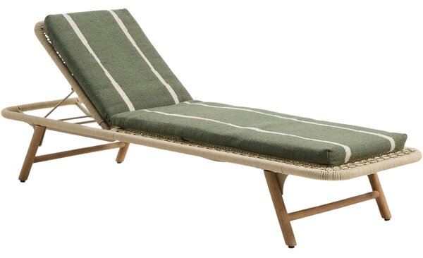 Kave Home Zelený polštář na lehátko Daila 50 x 175 cm