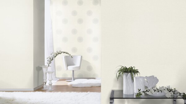 RASCH | Vliesová tapeta na zeď Unsere Besten 804546 | 0,53 x 10,05 m | bílá