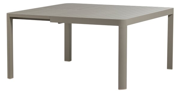 -25 % Dny MOMENTI– WOOOD Béžový kovový rozkládací zahradní stůl Ovara 150 x 150 cm