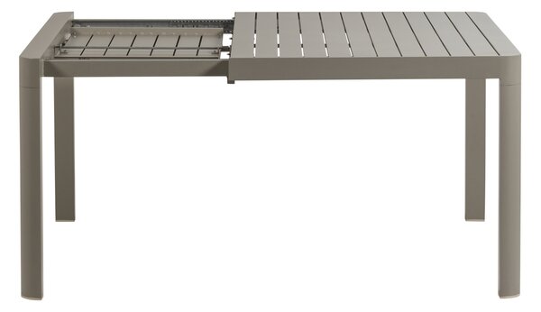 -25 % Dny MOMENTI– WOOOD Béžový kovový rozkládací zahradní stůl Ovara 150 x 150 cm