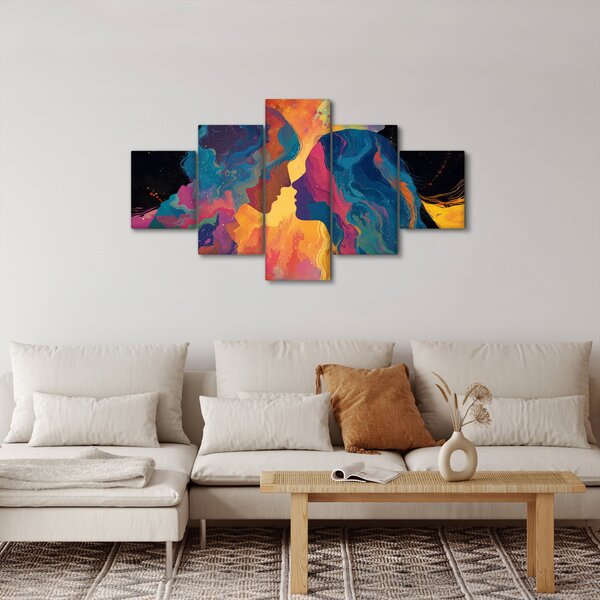 Obraz - Vesmírná láska (125x70 cm)