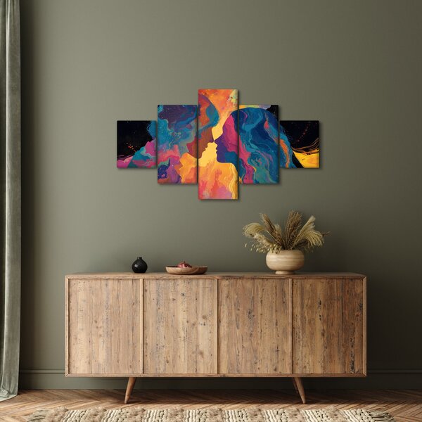 Obraz - Vesmírná láska (125x70 cm)