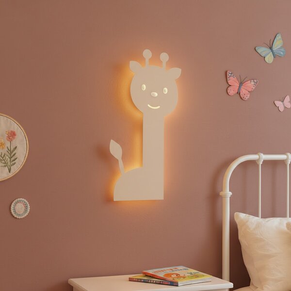 Dětské nástěnné svítidlo béžové vč. LED 3-krokové stmívatelné - Gigi the Giraffe